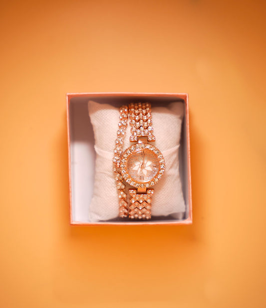 Rose Gold Watch set